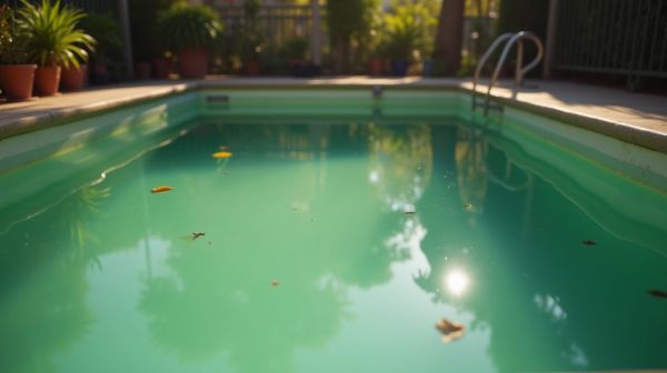 Pourquoi votre eau de piscine est verte et comment l'assainir
